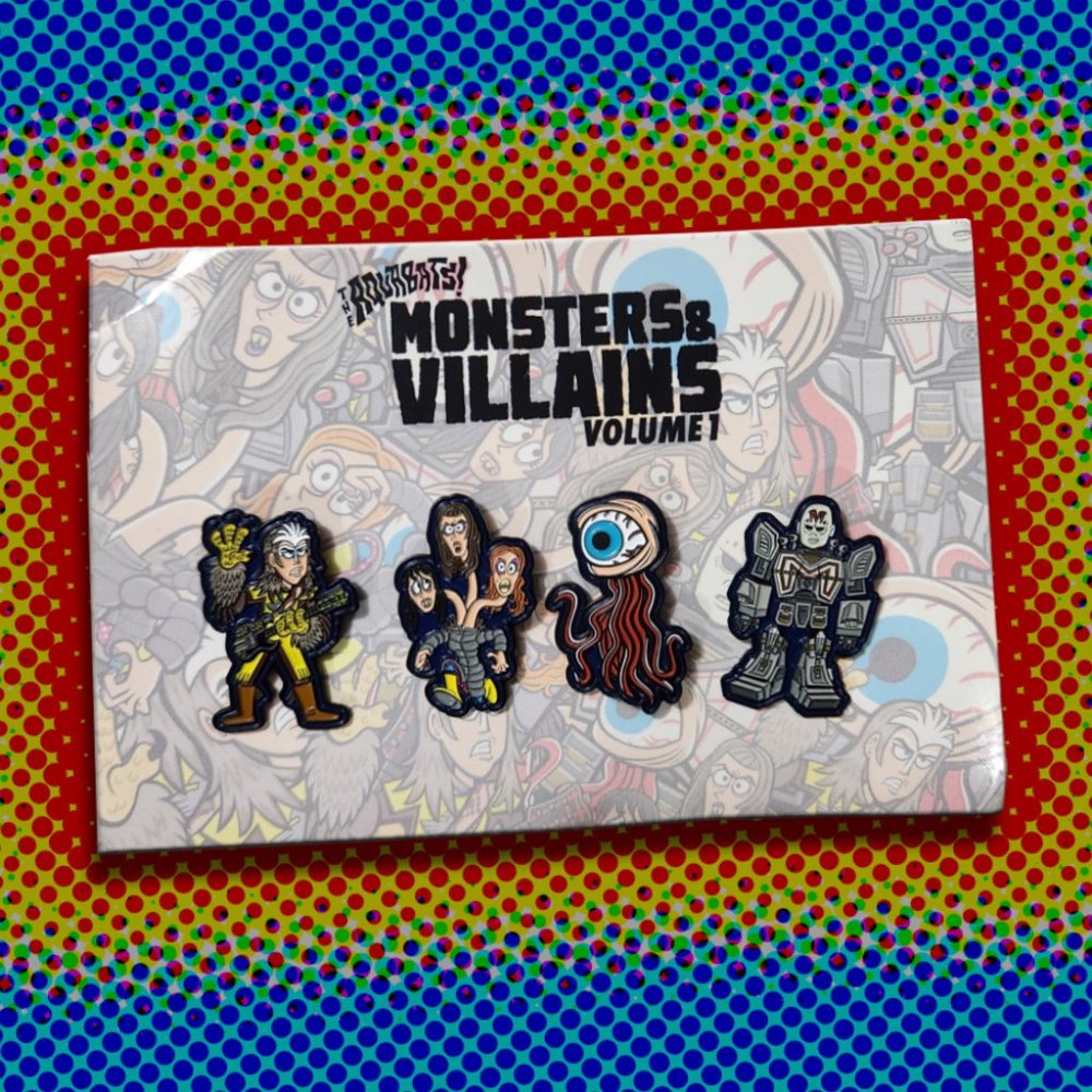 The Aquabats! Monsters & Villains Volume 1 Enamel Pin Set
